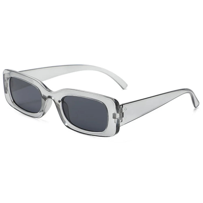 Retro Rectangle Red Leopard Sunglasses UV400