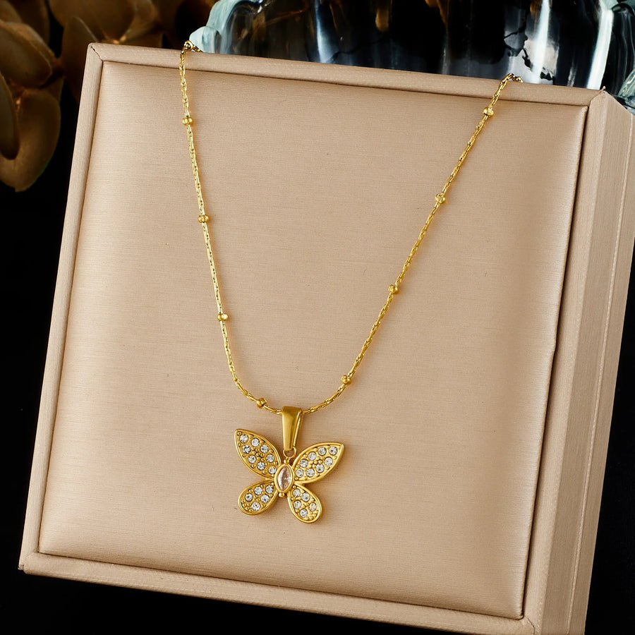Stainless Butterly Necklace